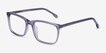 Connect Gray AcetateEyeglass Frames from EyeBuyDirect, Angle View