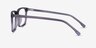 Connect Gray AcetateEyeglass Frames from EyeBuyDirect, Side View
