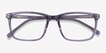 Connect Gray AcetateEyeglass Frames from EyeBuyDirect, Closed View