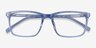 Connect Blue AcetateEyeglass Frames from EyeBuyDirect, Closed View