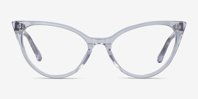 Quartet Clear AcetateEyeglass Frames from EyeBuyDirect, Front View