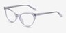 Quartet Clear AcetateEyeglass Frames from EyeBuyDirect, Angle View