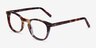 Ona Nebular Blue AcétateMontures de lunettes de vue d'EyeBuyDirect, Vue d'Angle