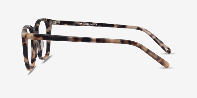 Ona Ivory Tortoise AcetateEyeglass Frames from EyeBuyDirect, Side View