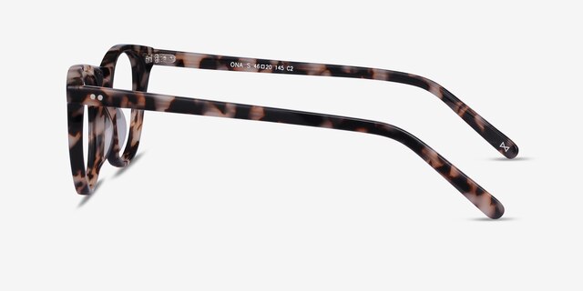 Ona Écaille ivoire AcétateMontures de lunettes de vue d'EyeBuyDirect, Vue de Côté