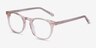 Ona Champagne AcetateEyeglass Frames from EyeBuyDirect, Angle View