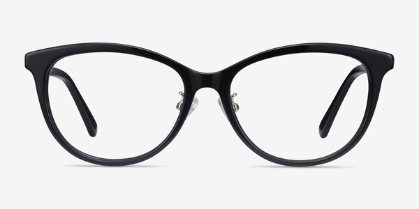 Helena Black Acetate Eyeglass Frames