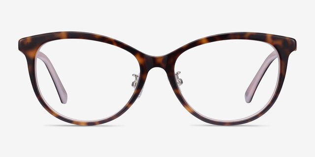 Helena Tortoise Pink AcétateMontures de lunettes de vue d'EyeBuyDirect, Vue de Face
