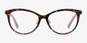 Helena Tortoise Pink AcétateMontures de lunettes de vue d'EyeBuyDirect, Vue de Face