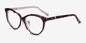 Helena Tortoise Pink AcétateMontures de lunettes de vue d'EyeBuyDirect, Vue d'Angle