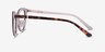 Helena Tortoise Pink AcétateMontures de lunettes de vue d'EyeBuyDirect, Vue de Côté