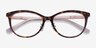 Helena Tortoise Pink AcétateMontures de lunettes de vue d'EyeBuyDirect, Vue Rapprochée