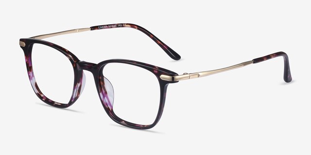 Cinema Floral AcetateEyeglass Frames from EyeBuyDirect, Angle View