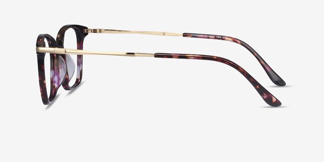Cinema Floral AcetateEyeglass Frames from EyeBuyDirect, Side View