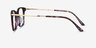 Cinema Floral AcetateEyeglass Frames from EyeBuyDirect, Side View