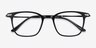 Cinema Black AcetateEyeglass Frames from EyeBuyDirect, Closed View