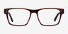 Reyes Brown AcetateEyeglass Frames from EyeBuyDirect, Front View