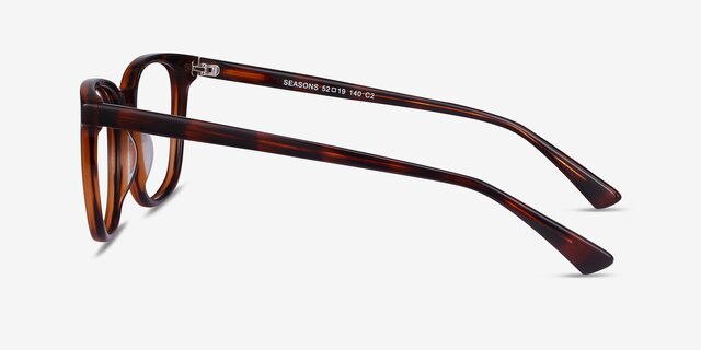 Seasons Brown Tortoise AcetateEyeglass Frames from EyeBuyDirect, Side View