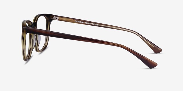 Seasons Tortoise AcetateEyeglass Frames from EyeBuyDirect, Side View