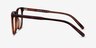 Mezzanine Brown AcetateEyeglass Frames from EyeBuyDirect, Side View