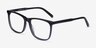 Mezzanine Gray AcetateEyeglass Frames from EyeBuyDirect, Angle View
