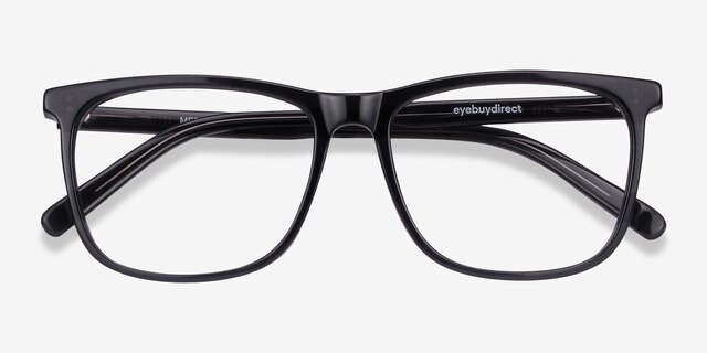 Mezzanine Gray AcetateEyeglass Frames from EyeBuyDirect, Closed View