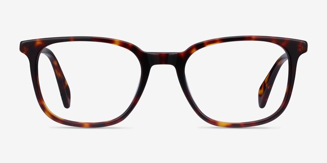 Howie Tortoise AcetateEyeglass Frames from EyeBuyDirect, Front View