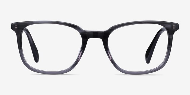 Howie Gray Striped AcetateEyeglass Frames from EyeBuyDirect, Front View