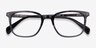 Howie Gray Striped AcetateEyeglass Frames from EyeBuyDirect, Closed View