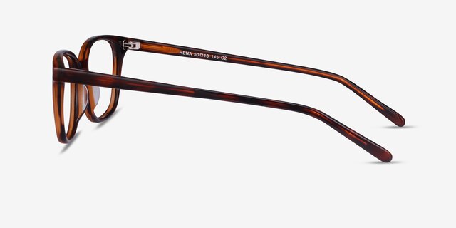 Rena Brown Tortoise AcetateEyeglass Frames from EyeBuyDirect, Side View