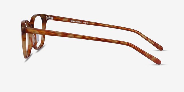 Rena Light Tortoise AcetateEyeglass Frames from EyeBuyDirect, Side View