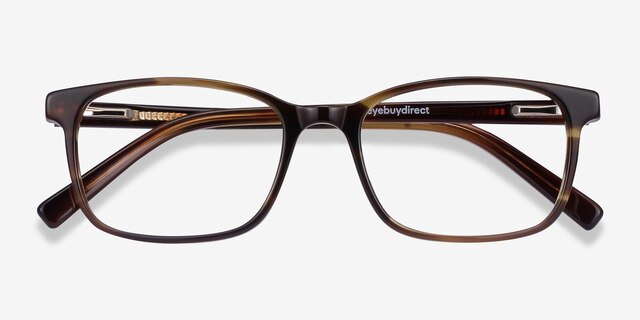 Collective Tortoise AcetateEyeglass Frames from EyeBuyDirect, Closed View