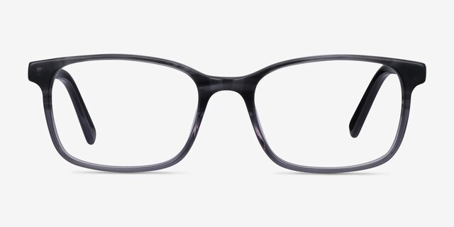 Collective Gray AcetateEyeglass Frames from EyeBuyDirect, Front View