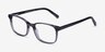 Collective Gray AcetateEyeglass Frames from EyeBuyDirect, Angle View
