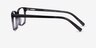 Collective Gray AcetateEyeglass Frames from EyeBuyDirect, Side View
