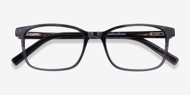 Collective Gray AcetateEyeglass Frames from EyeBuyDirect, Closed View
