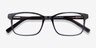 Collective Gray AcetateEyeglass Frames from EyeBuyDirect, Closed View