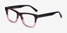Feeling Brown Purple AcetateEyeglass Frames from EyeBuyDirect, Angle View
