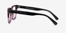 Feeling Brown Purple AcetateEyeglass Frames from EyeBuyDirect, Side View