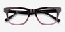 Feeling Brown Purple AcetateEyeglass Frames from EyeBuyDirect, Closed View