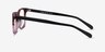 Found Brown Purple AcetateEyeglass Frames from EyeBuyDirect, Side View