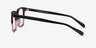 Ville Brown Purple AcetateEyeglass Frames from EyeBuyDirect, Side View