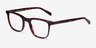 Ville Tortoise AcetateEyeglass Frames from EyeBuyDirect, Angle View