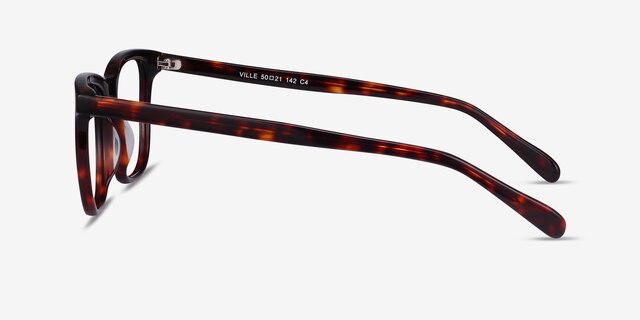 Ville Tortoise AcetateEyeglass Frames from EyeBuyDirect, Side View