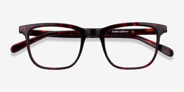 Ville Tortoise AcetateEyeglass Frames from EyeBuyDirect, Closed View