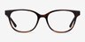 Patra Brown Striped AcetateEyeglass Frames from EyeBuyDirect, Front View
