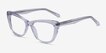 Little Charlotte Clear AcetateEyeglass Frames from EyeBuyDirect, Angle View