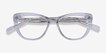 Little Charlotte Clear AcetateEyeglass Frames from EyeBuyDirect, Closed View