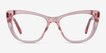 Little Charlotte Pink AcetateEyeglass Frames from EyeBuyDirect, Front View