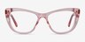 Little Charlotte Pink AcetateEyeglass Frames from EyeBuyDirect, Front View